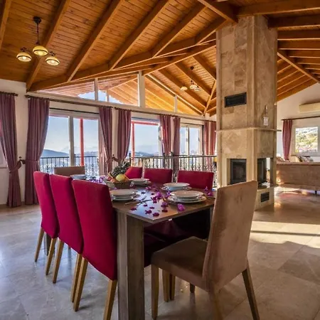 With 2 Private Pools And Backyard In Kas Kalkan