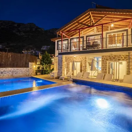 Willa With 2 Private Pools And Backyard In Kas Kalkan